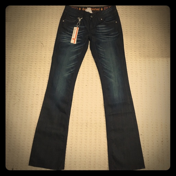 Rock Revival Denim - NEW Rock Revival Debbie boot dark jeans